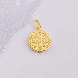 Dije San Benito 0.7g / 3/4 in Oro Amarillo 18K