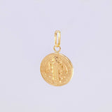 Dije San Benito 0.7g / 3/4 in Oro Amarillo 18K