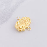 Herraje Virgen de Guadalupe 0.55g / 1/2 in Oro Amarillo 18K