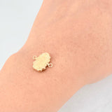 Herraje Virgen de Guadalupe 0.5g / 1/2 in Oro Amarillo 18K