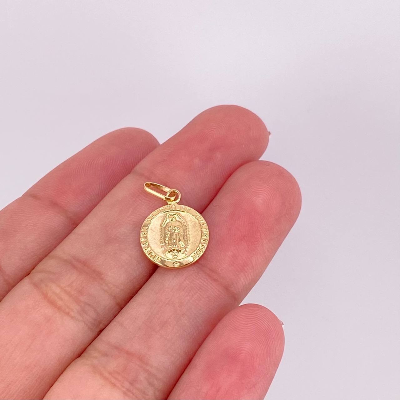 Dije Virgen de Guadalupe 0.6g / 3/4 in Oro Amarillo 18K