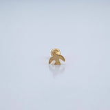 Piercing Ave 0.25gr / 1/2 in / Oro Amarillo 18K &