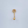 Piercing Curvo Circulo 0.6gr / 3/4 in / Oro Amarillo 18K &