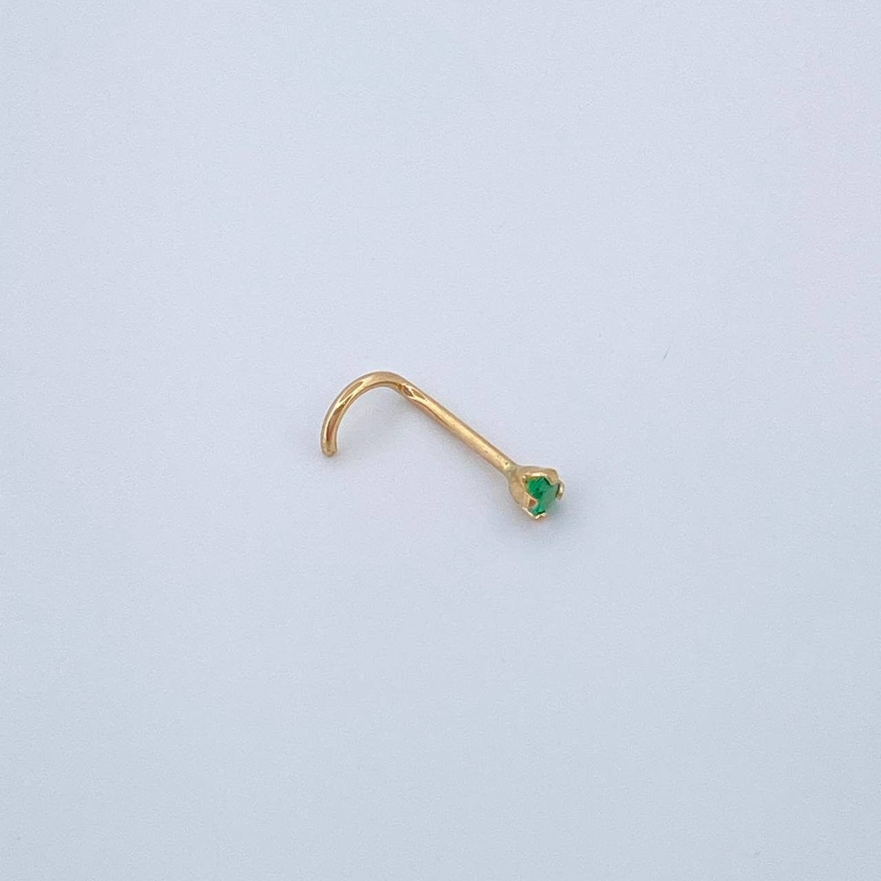 Piercing Chispa 0.15gr / 1/2 in / Oro Amarillo 18K &