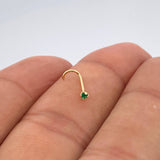 Piercing Chispa 0.15gr / 1/2 in / Oro Amarillo 18K &
