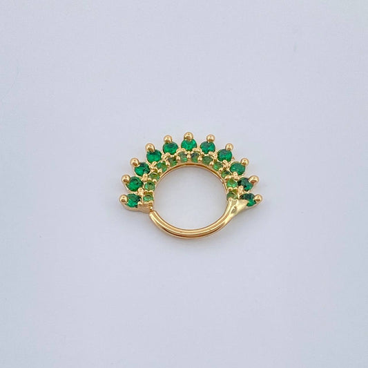 Piercing Earcuff Tiara Maya 0.8gr / 0.5in / 18K Gold