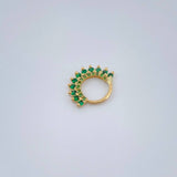 Piercing Earcuff Tiara Maya 0.8gr / 0.5in / 18K Gold