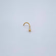 Piercing Bola 0.15gr / 1/2 in / Oro Amarillo 18K &