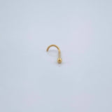 Piercing Bola 0.15gr / 1/2 in / Oro Amarillo 18K &