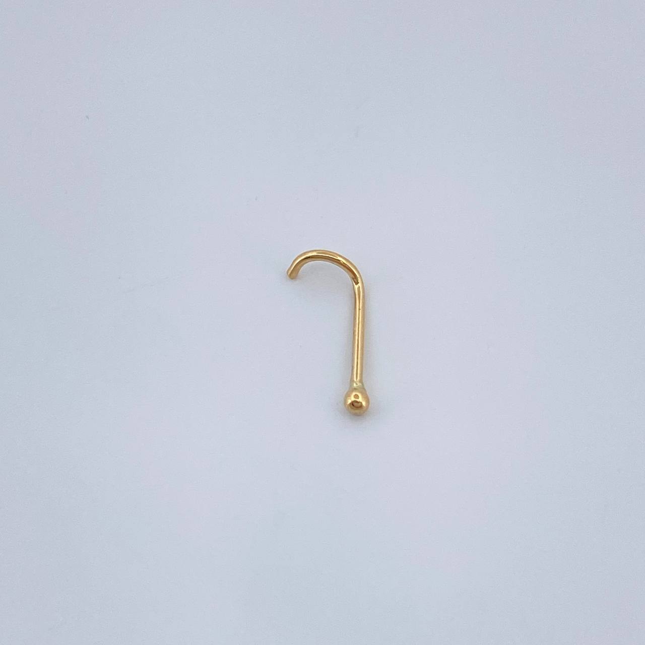 Piercing Bola 0.15gr / 1/2 in / Oro Amarillo 18K &
