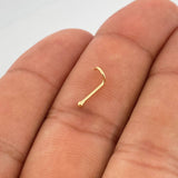 Piercing Bola 0.15gr / 1/2 in / Oro Amarillo 18K &