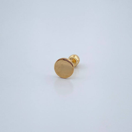 Flat Circle Piercing 0.35gr / 0.5in / 18K Gold +0$