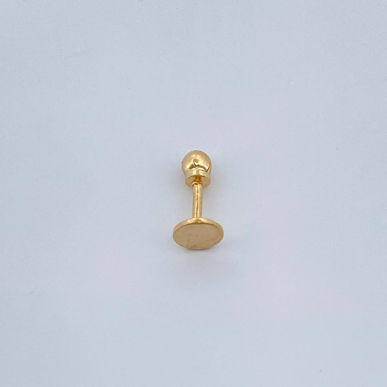 Flat Circle Piercing 0.35gr / 0.5in / 18K Gold +0$