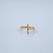 Piercing Earcuff T-Bar Simulator 0.3gr / 0.5in / 18K Gold