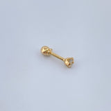 Four Claw Piercing 0.3gr / 0.5in / 18K Gold +0$