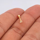 Four Claw Piercing 0.3gr / 0.5in / 18K Gold +0$