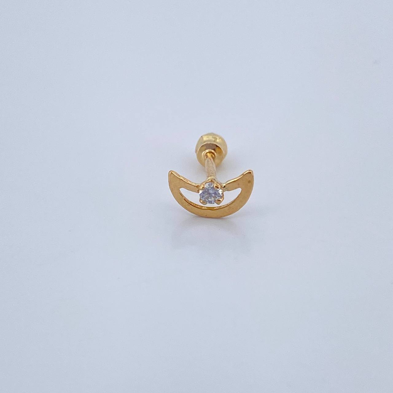 Moon Piercing 0.35gr / 0.5in / 18K Gold