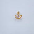 Moon Piercing 0.35gr / 0.5in / 18K Gold