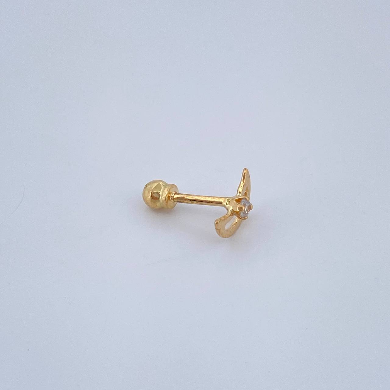 Moon Piercing 0.35gr / 0.5in / 18K Gold