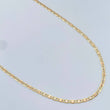 Cadena Escalera Plana 2.5gr / 23 3/4 in / Tres Oros +3 18K &