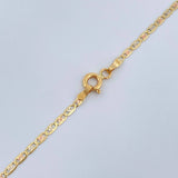 Cadena Escalera Plana 2.5gr / 23 3/4 in / Tres Oros +3 18K &