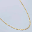 Cadena Escalera Plana 1.35gr / 19 3/4 in / Tres Oros +3 18K &