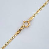 Cadena Escalera Plana 1.35gr / 19 3/4 in / Tres Oros +3 18K &