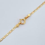 Cadena Escalera Plana 2.5gr / 17 3/4 in / Tres Oros +3 18K &