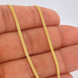 Cadena China 2.65gr / 15 3/4 in / Oro Amarillo +1 18K &