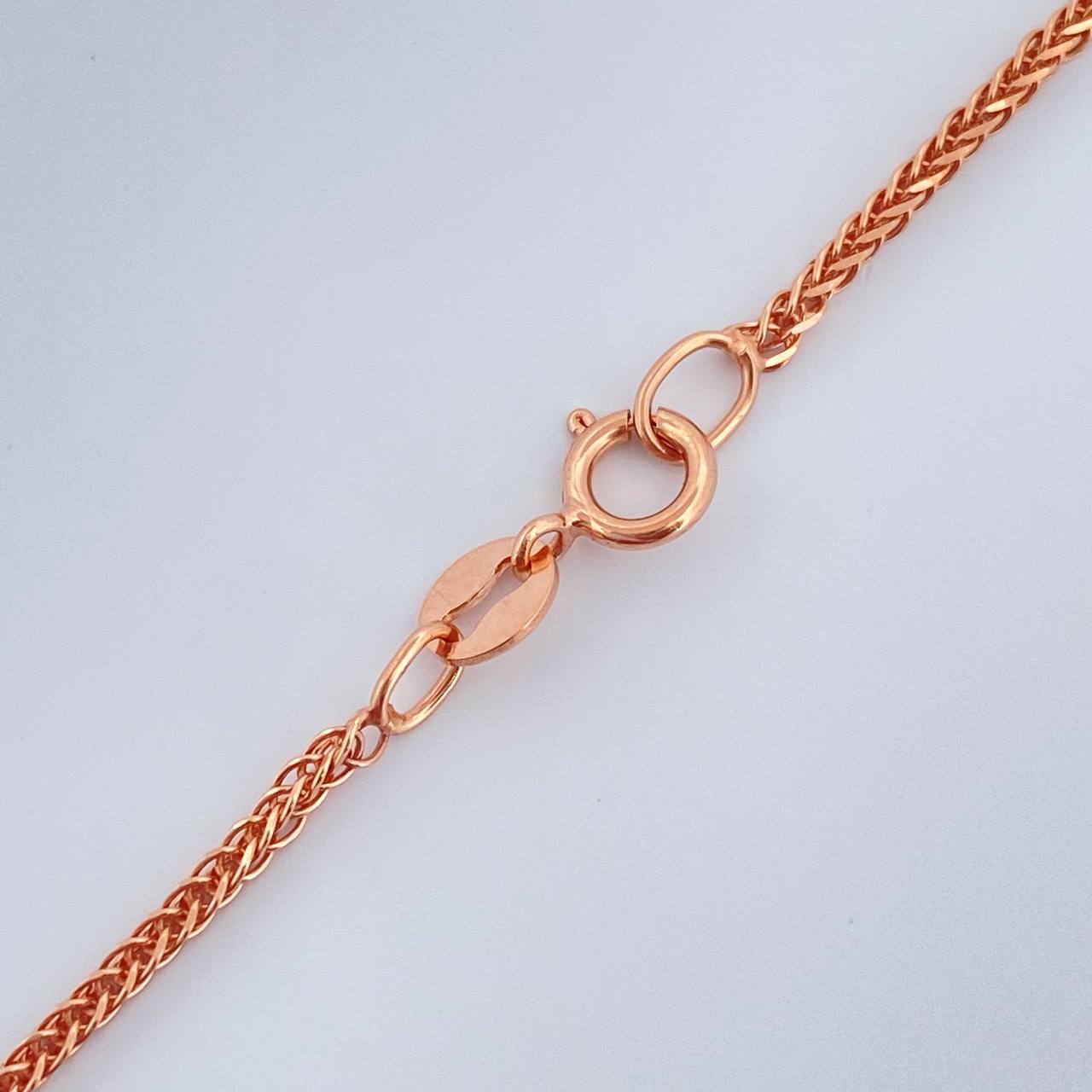 Cadena Franco 3.3gr / 19 3/4 in / Oro Rosa +3 18K &