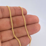 Cadena China 2.55gr / 19 3/4 in / Oro Amarillo +1 18K &