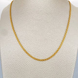 Cadena China 3.55gr / 23 1/2 in / Oro Amarillo +1 18K &