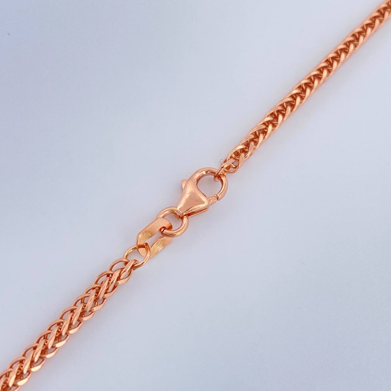 Cadena Franco 5.5gr / 23 1/2 in / Oro Rosa +3 18K &