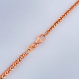 Cadena Franco 5.5gr / 23 1/2 in / Oro Rosa +3 18K &