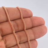 Cadena Franco 5.5gr / 23 1/2 in / Oro Rosa +3 18K &