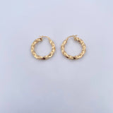 Candongas Milu 3.3gr / 2.2cm / Oro Amarillo 18K $