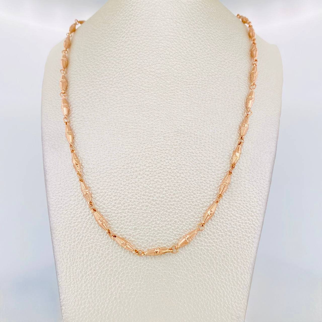 Rustic Dubai Chain 11.55g / 24 in / 3.5mm 18K Rose Gold
