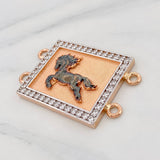 Charm Horse 10.25g / 1 1/2 in Three Golds 18K