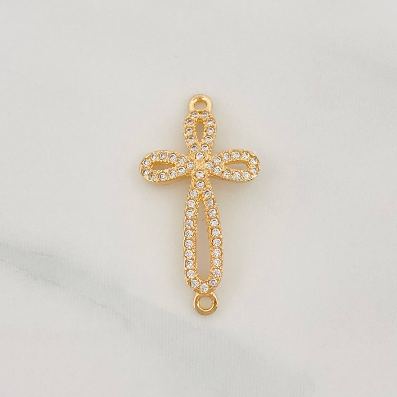 Charm Cross 1.5g / 1 in Yellow Gold 18K