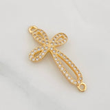 Charm Cross 1.5g / 1 in Yellow Gold 18K