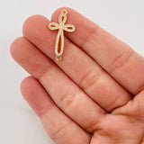 Charm Cross 1.5g / 1 in Yellow Gold 18K