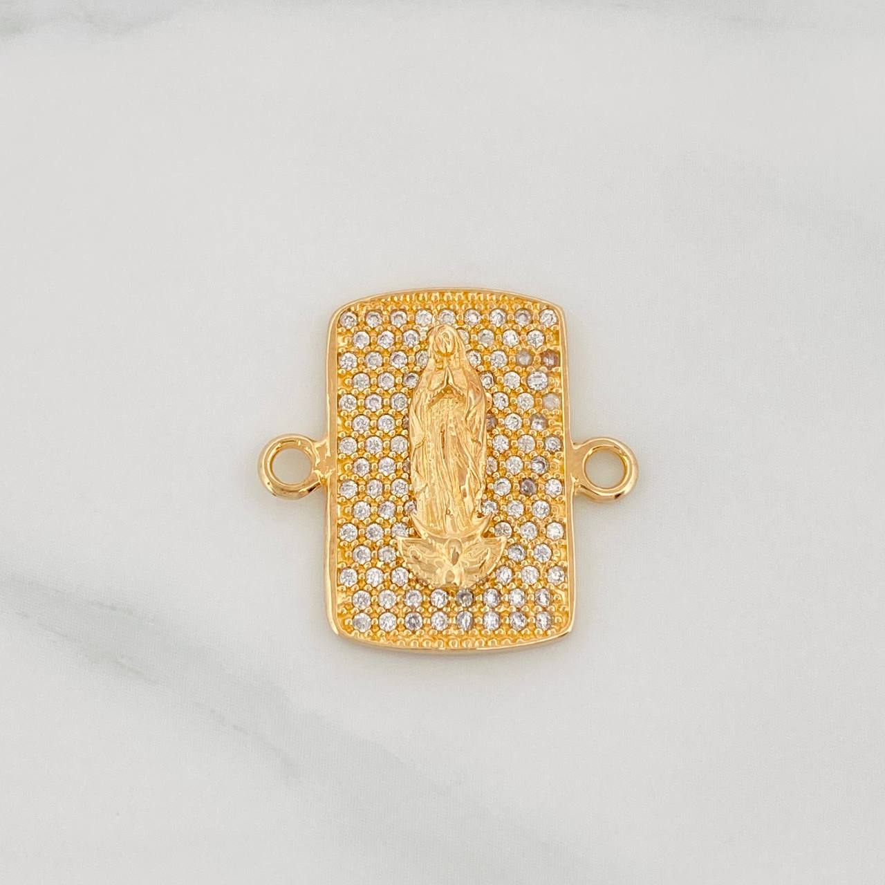 Charm Virgin of Guadalupe 3.8g / 3/4 in Yellow Gold 18K