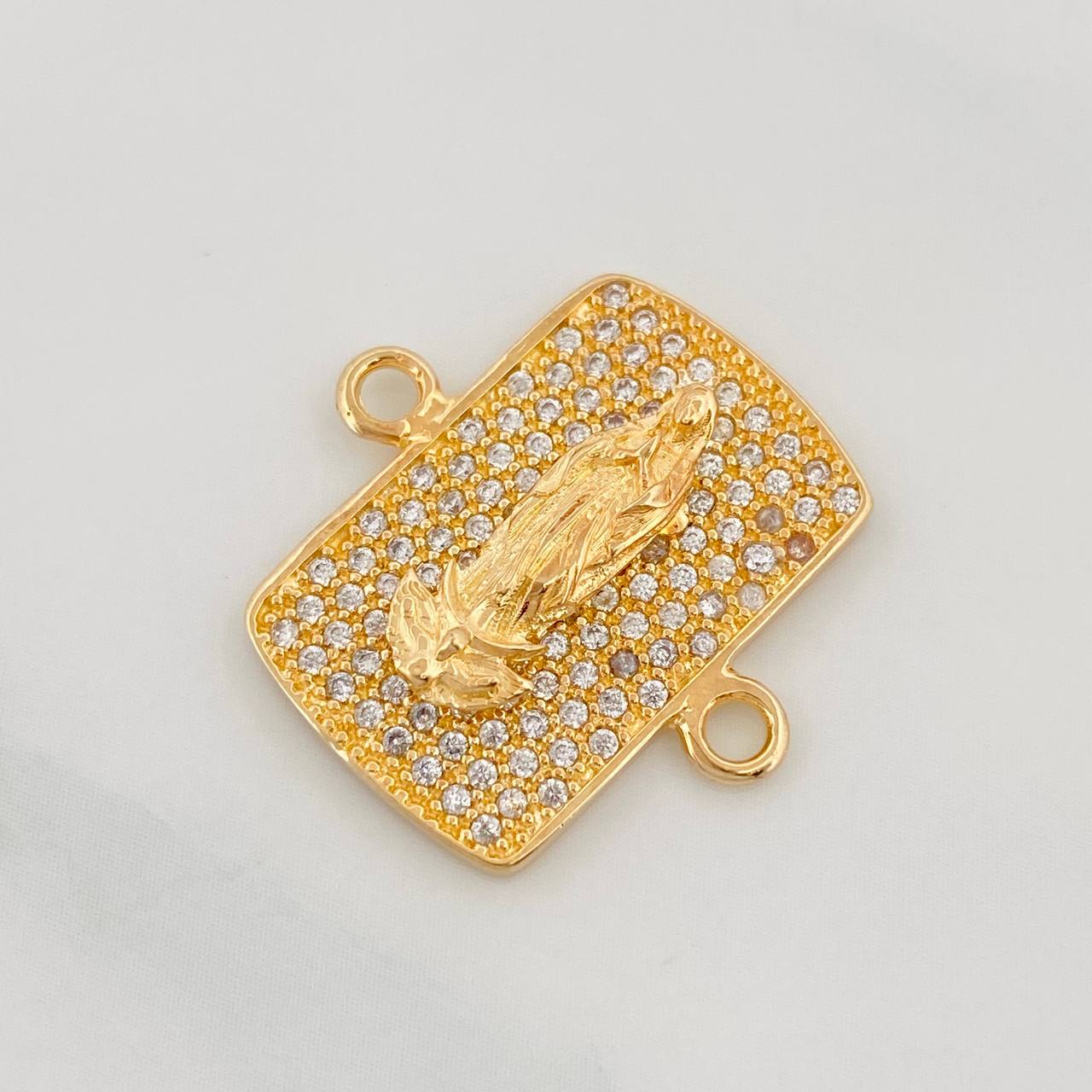 Charm Virgin of Guadalupe 3.8g / 3/4 in Yellow Gold 18K
