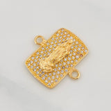 Charm Virgin of Guadalupe 3.8g / 3/4 in Yellow Gold 18K