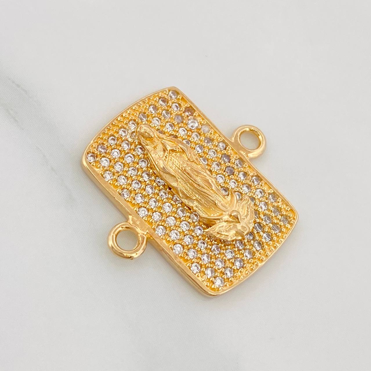 Charm Virgin of Guadalupe 3.8g / 3/4 in Yellow Gold 18K