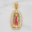 Pendant Virgin of Guadalupe 10.55g / 2 in Yellow Gold 18K