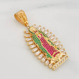 Pendant Virgin of Guadalupe 10.55g / 2 in Yellow Gold 18K