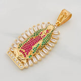 Pendant Virgin of Guadalupe 10.55g / 2 in Yellow Gold 18K