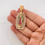 Pendant Virgin of Guadalupe 10.55g / 2 in Yellow Gold 18K