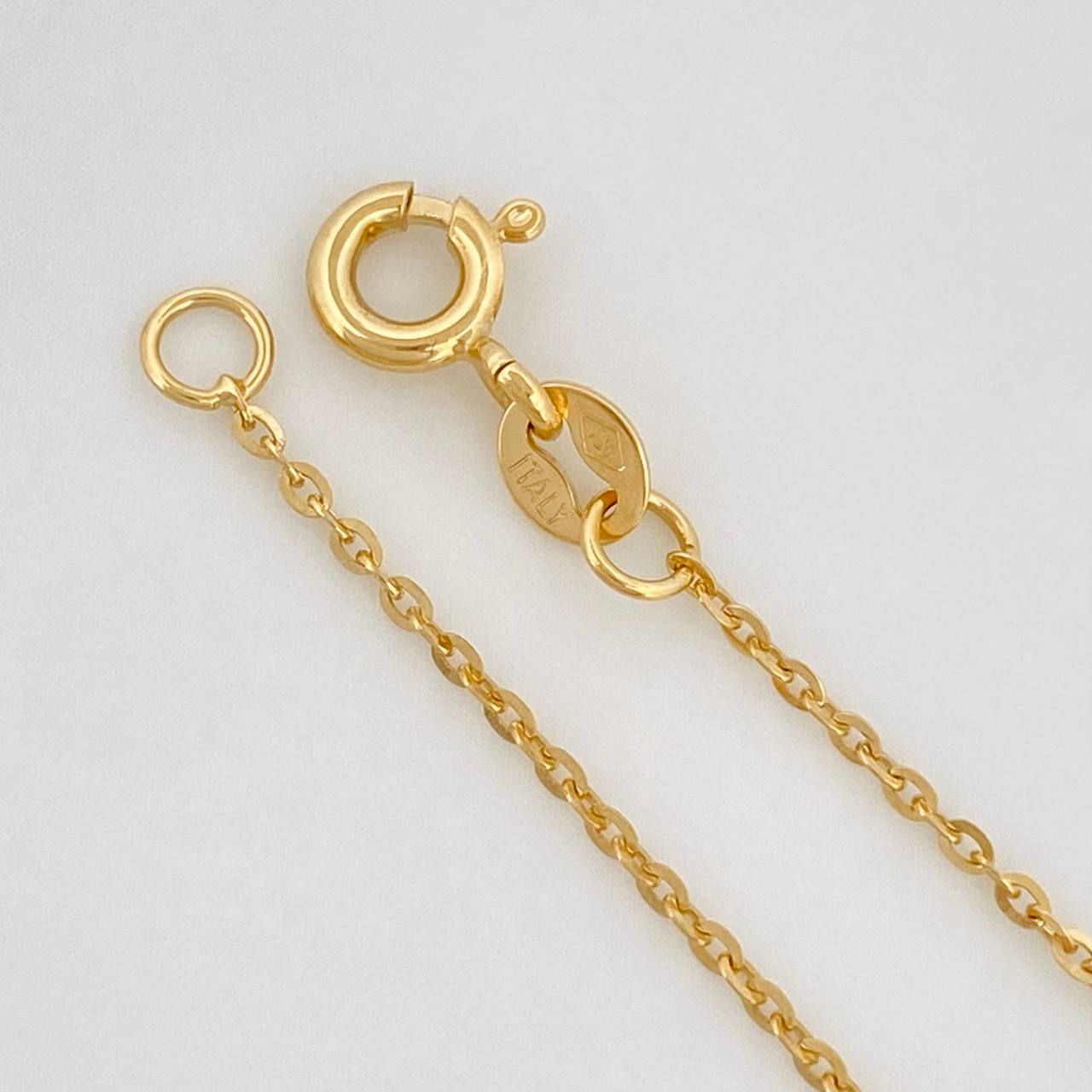 Pulso Aro Seguido Flor 1.95g / 7 1/2 in / 1mm Oro Amarillo 18K